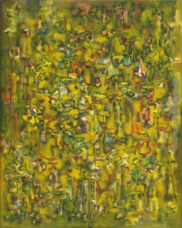 Numero 43 (pittura astratta, giallo) Numero 43 (pittura astratta, giallo)