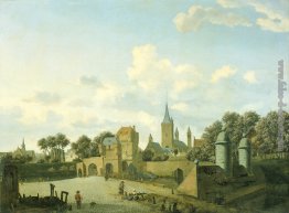 La chiesa di St. Severin a Colonia in un ambiente fittizia La chiesa di St. Severin a Colonia in un ambiente fittizia