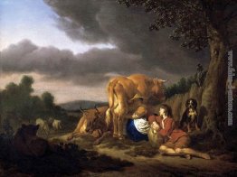 Mungitura di una mucca Mungitura di una mucca