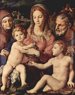 Sacra Famiglia con Sant'Anna e il bambino San Giovanni Battista Sacra Famiglia con Sant'Anna e il bambino San Giovanni Battista
