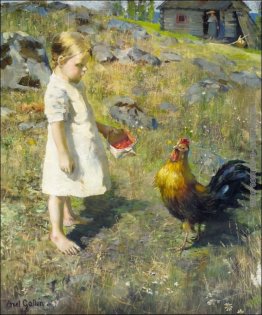 La ragazza e il gallo La ragazza e il gallo