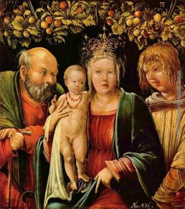 Sacra Famiglia con un angelo Sacra Famiglia con un angelo