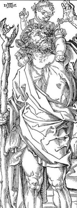 San Cristoforo Portare Gesù Bambino San Cristoforo Portare Gesù Bambino