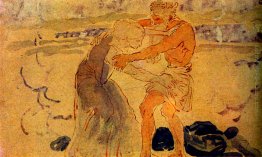 Giacobbe non lasciare andare un angelo che lotta con lui Giacobbe non lasciare andare un angelo che lotta con lui