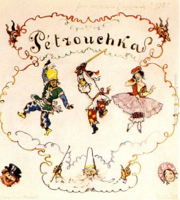 Petrushka. Poster scetch Petrushka. Poster scetch