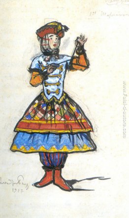 Il primo giocatore organetto. Costume Design Il primo giocatore organetto. Costume Design