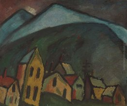 Berglandschaft mit H?usern Berglandschaft mit H?usern