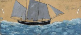 Francese lugsail Peschereccio Francese lugsail Peschereccio