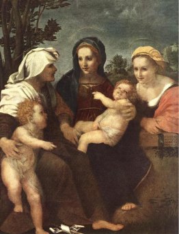 Madonna col Bambino ei Santi Caterina, Elisabetta e Giovanni Bat Madonna col Bambino ei Santi Caterina, Elisabetta e Giovanni Bat
