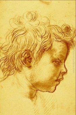 Testa di un bambino Testa di un bambino