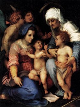 Madonna col Bambino e Santa Elisabetta, il Bambino San Giovanni Madonna col Bambino e Santa Elisabetta, il Bambino San Giovanni