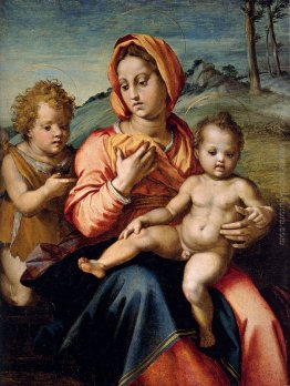 Madonna con Bambino e San Giovannino in un paesaggio Madonna con Bambino e San Giovannino in un paesaggio