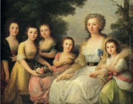 Ritratto della contessa AS Protasova con le sue nipoti Ritratto della contessa AS Protasova con le sue nipoti
