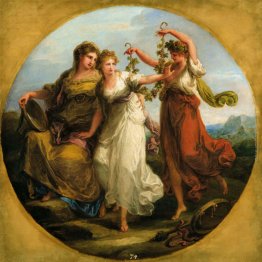 Bellezza, sostenuta da Prudence, disprezza l'Offerta della folli Bellezza, sostenuta da Prudence, disprezza l'Offerta della folli