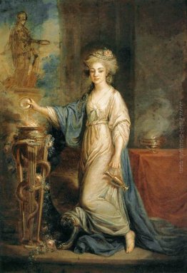 Ritratto di una donna come una vergine vestale Ritratto di una donna come una vergine vestale