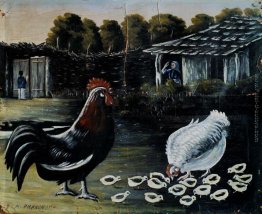 Gallina con i pulcini Gallina con i pulcini