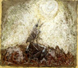 Uccello Cantando sotto la luce della luna Uccello Cantando sotto la luce della luna