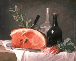 Natura morta con un prosciutto Natura morta con un prosciutto