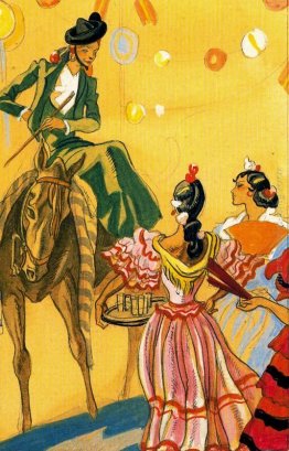 Bozzetto per scena folk Bozzetto per scena folk