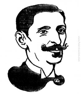 Ritratto di pacifista francese e esperantista Gaston Moch Ritratto di pacifista francese e esperantista Gaston Moch