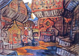 La corte del principe Vladimir Galitsky (Studio di scenografia p La corte del principe Vladimir Galitsky (Studio di scenografia p