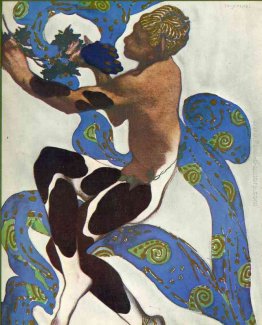 Faun Costume di Nijinsky in 'L'Apres midi d'un Faune' di Claude Faun Costume di Nijinsky in 'L'Apres midi d'un Faune' di Claude