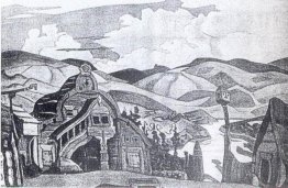 Studio di scenografia per "Snow Maiden" Studio di scenografia per "Snow Maiden"