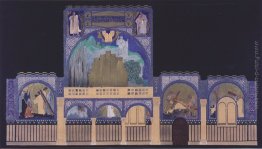 Chiesa di Santo Spirito a Düsseldorf, design per la parete d'ing Chiesa di Santo Spirito a Düsseldorf, design per la parete d'ing