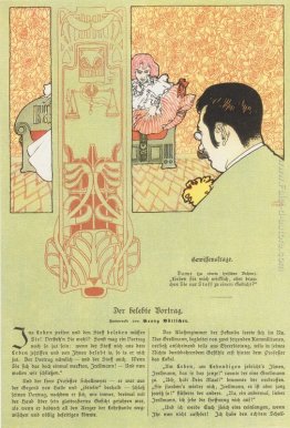 Questione di coscienza. Illustrazione umoristica per Meggendorfe Questione di coscienza. Illustrazione umoristica per Meggendorfe