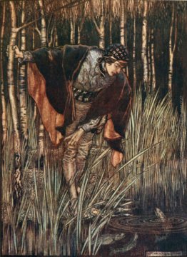 I pesci, a loro gioia, si estendeva fino la testa sopra l'acqua, I pesci, a loro gioia, si estendeva fino la testa sopra l'acqua,