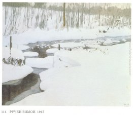Creek in inverno Creek in inverno