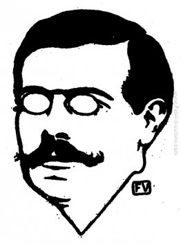 Ritratto di American (lingua francese) poeta Stuart Merrill Ritratto di American (lingua francese) poeta Stuart Merrill