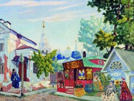 Incontro. Scenografia per il gioco del Ostrovsky 'Il denaro faci Incontro. Scenografia per il gioco del Ostrovsky 'Il denaro faci