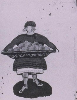 Schizzo di costumi per "Snow Maiden" Schizzo di costumi per "Snow Maiden"