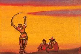 Polovets con scimitarra Polovets con scimitarra