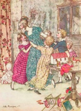 Un gruppo arrossata e chiassoso Un gruppo arrossata e chiassoso