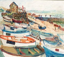Barche ormeggiate, Penzance Barche ormeggiate, Penzance