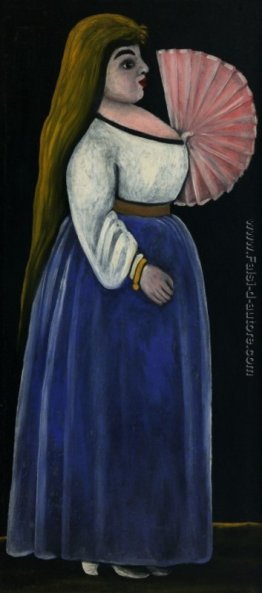 Ortachali bellezza con un fan Ortachali bellezza con un fan