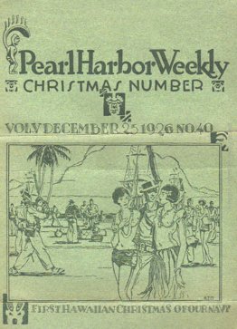 Copertura di Manookian per 'Pearl Harbor Weekly', dicembre 1926 Copertura di Manookian per 'Pearl Harbor Weekly', dicembre 1926