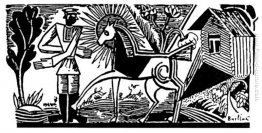 Un cavallo e un Groom Un cavallo e un Groom