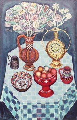 Natura morta con mele rosse Natura morta con mele rosse