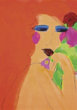 Ragazza con l'arancio capelli Ragazza con l'arancio capelli