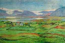 Dal Hornafj?r?ur, la Fattoria Stóra-lag, sud-est dell'Islanda Dal Hornafj?r?ur, la Fattoria Stóra-lag, sud-est dell'Islanda