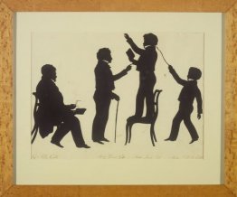 Tagliare Silhouette di quattro figure complete Tagliare Silhouette di quattro figure complete