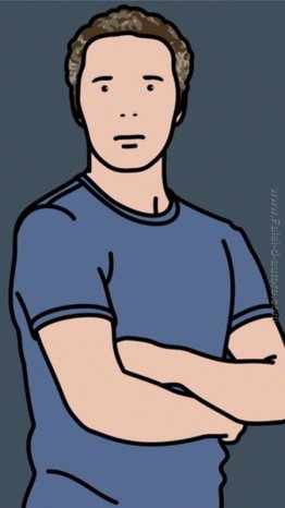 Julian Opie ('Giulie con la maglietta') Julian Opie ('Giulie con la maglietta')