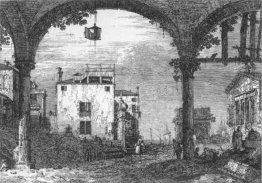 Capriccio con un portico Capriccio con un portico