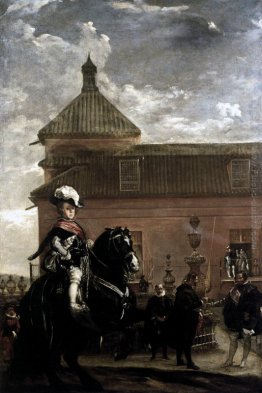 Il principe Baltasar Carlos con il conte duca di Olivares al Roy Il principe Baltasar Carlos con il conte duca di Olivares al Roy