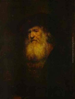 Ritratto di un uomo barbuto in Black Beret Ritratto di un uomo barbuto in Black Beret