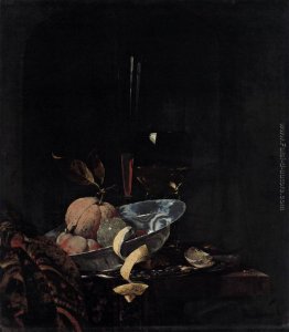 Natura morta con frutta, vetro, e un Wanli Bowl Natura morta con frutta, vetro, e un Wanli Bowl