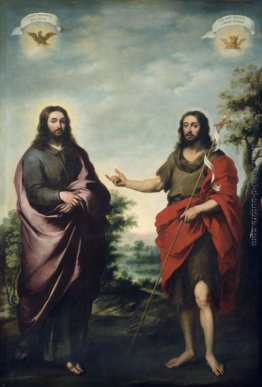 San Giovanni Battista di puntamento a Cristo San Giovanni Battista di puntamento a Cristo